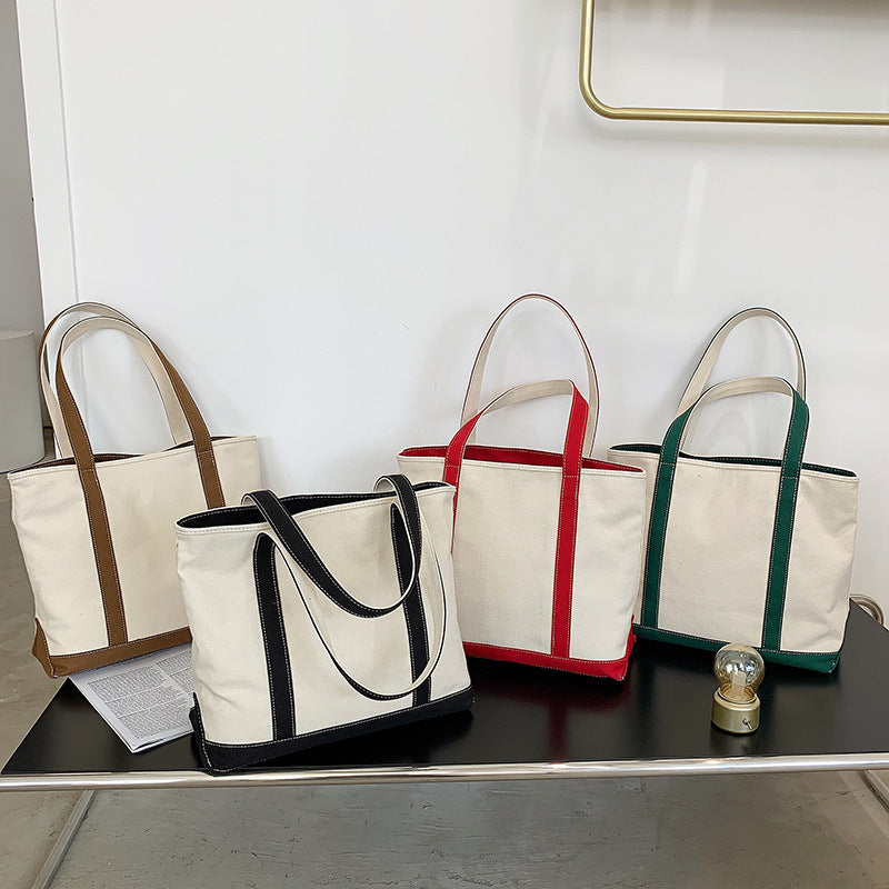 Casual Canvas Tote Bag for Women