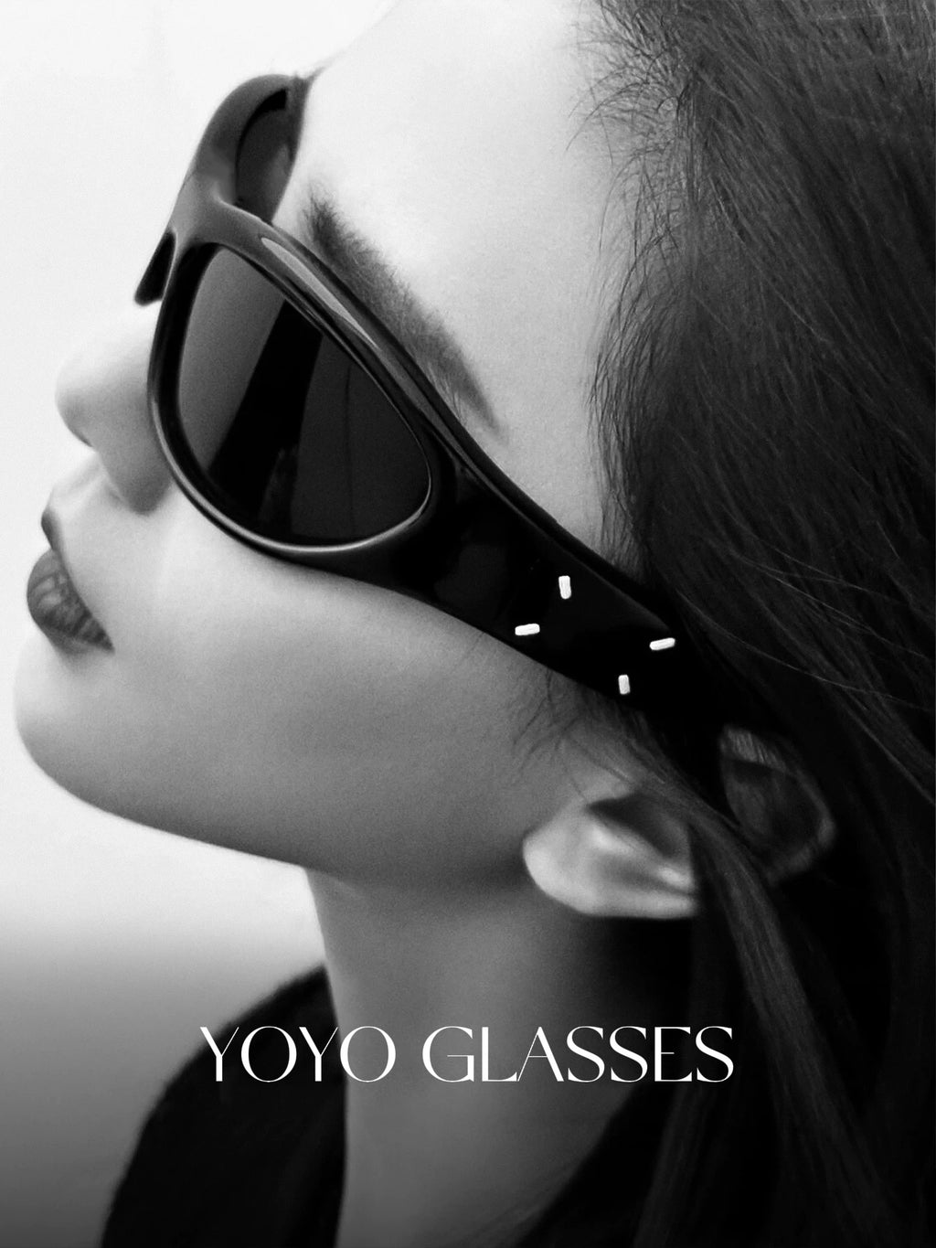 Future-inspired headband sunglasses