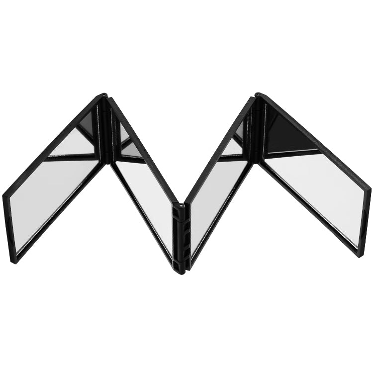 Four-sided folding mirror
