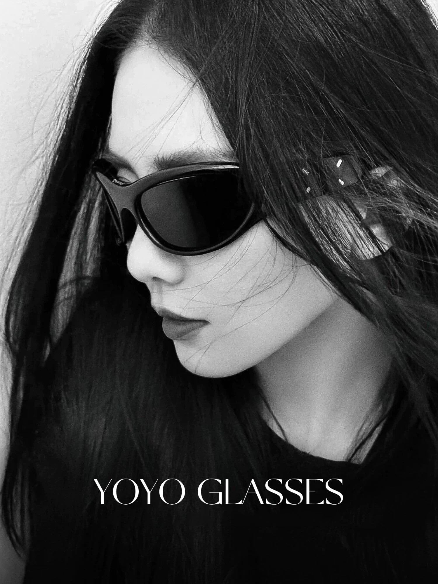 Future-inspired headband sunglasses