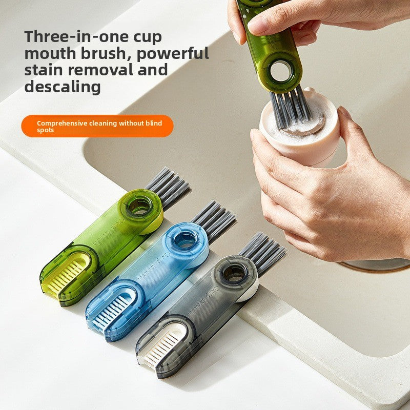 U-shaped groove cleaning brush