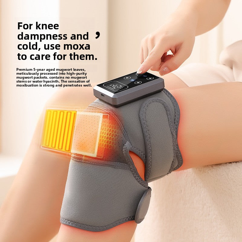 Rechargeable Heating Knee Massager with Adjustable Temperature