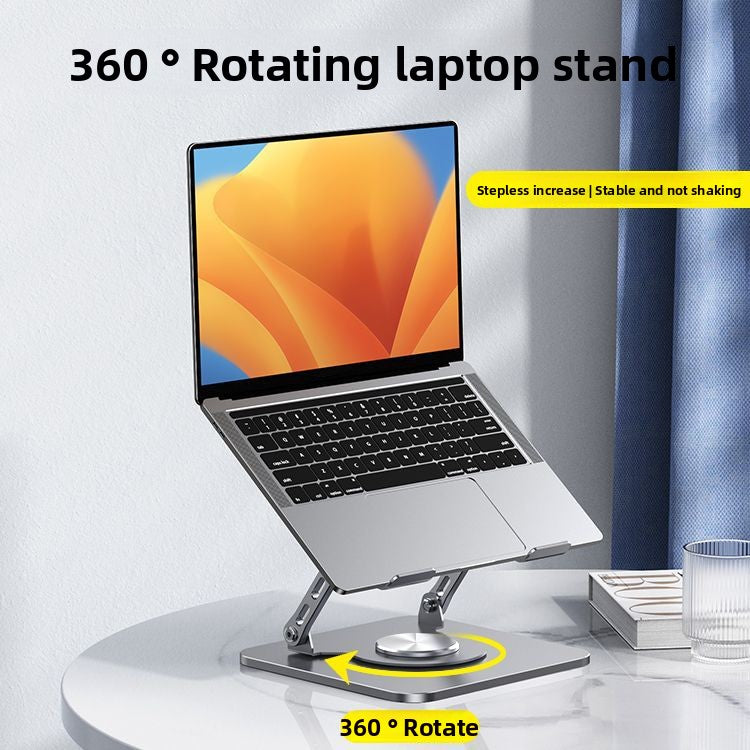 Adjustable Laptop Stand with 360 Rotation