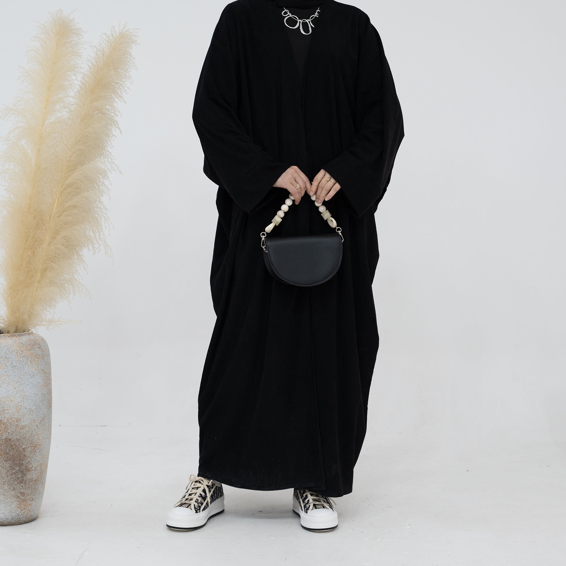 Womens Corduroy Cardigan Dress