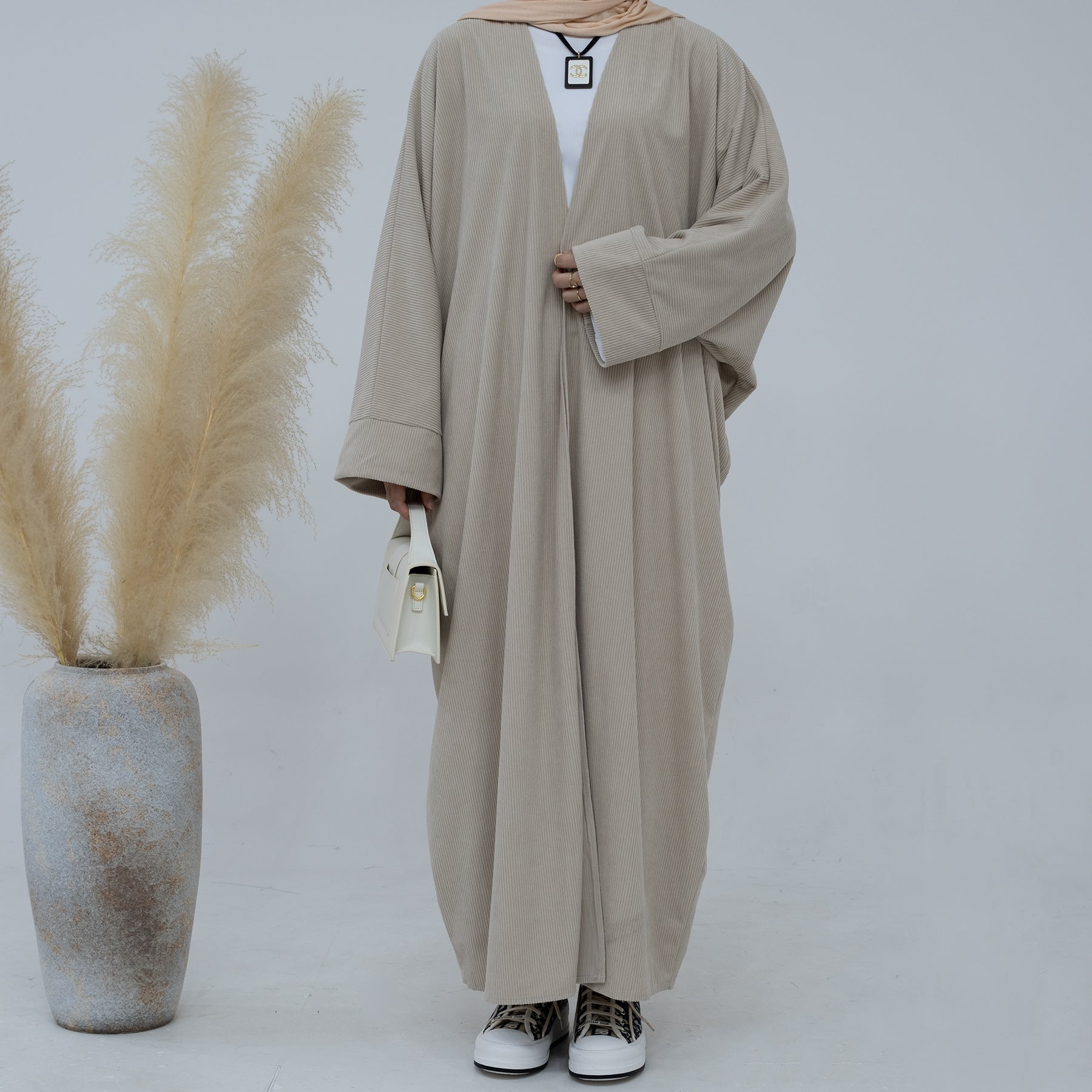 Womens Corduroy Cardigan Dress