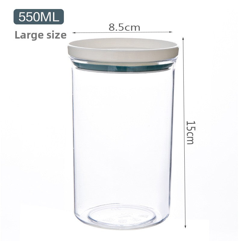 Transparent storage jars for household kitchens