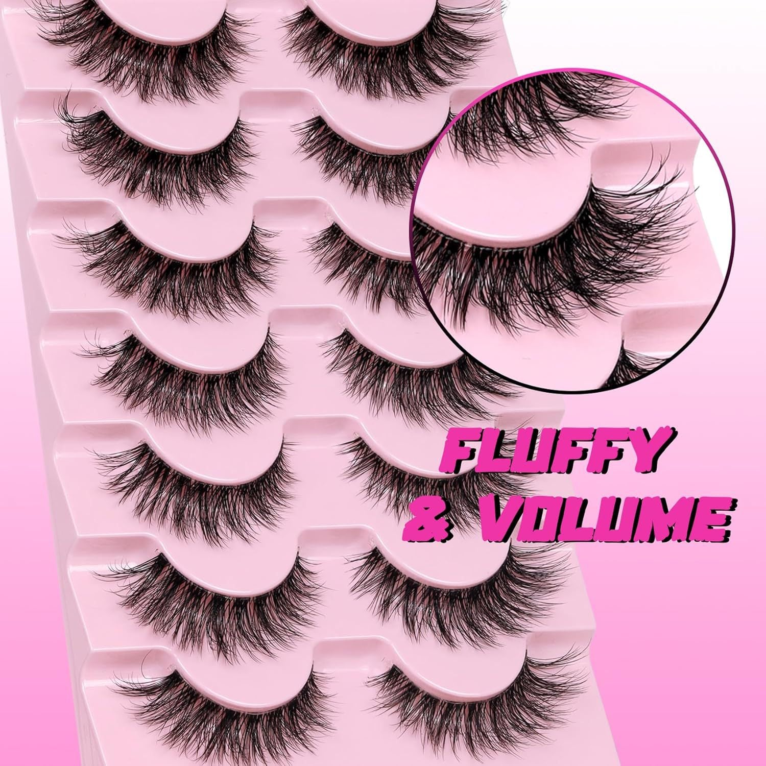 Natural, thick, and realistic false eyelashes