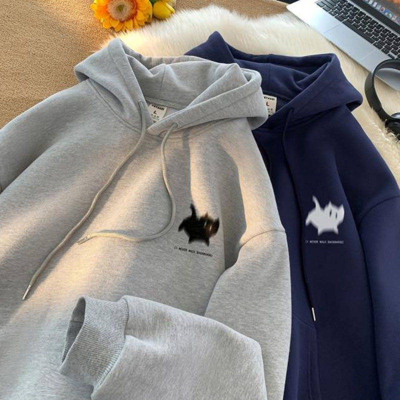 Couple hooded sweatshirt