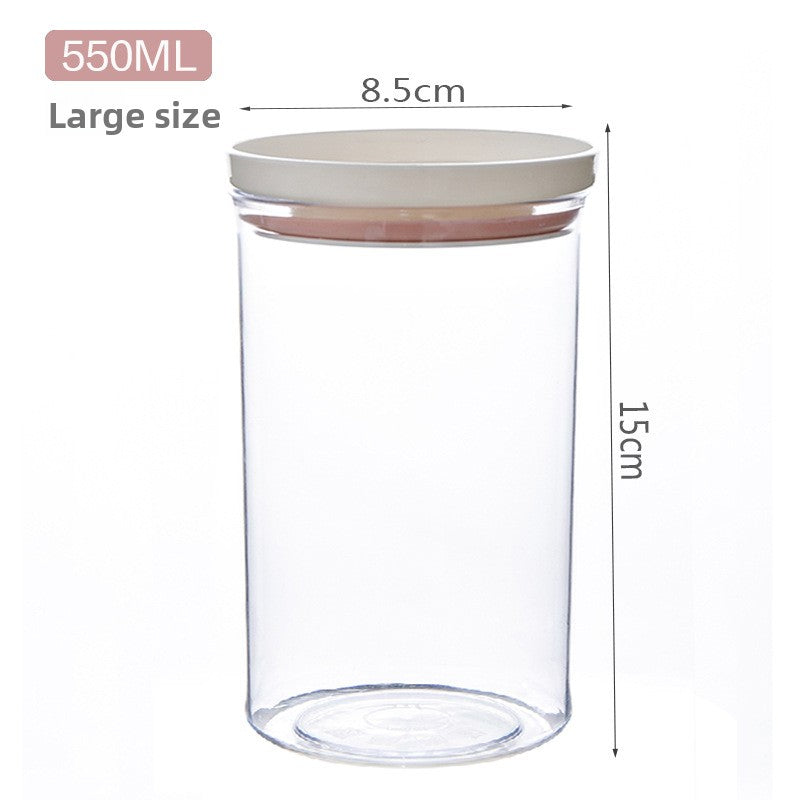 Transparent storage jars for household kitchens