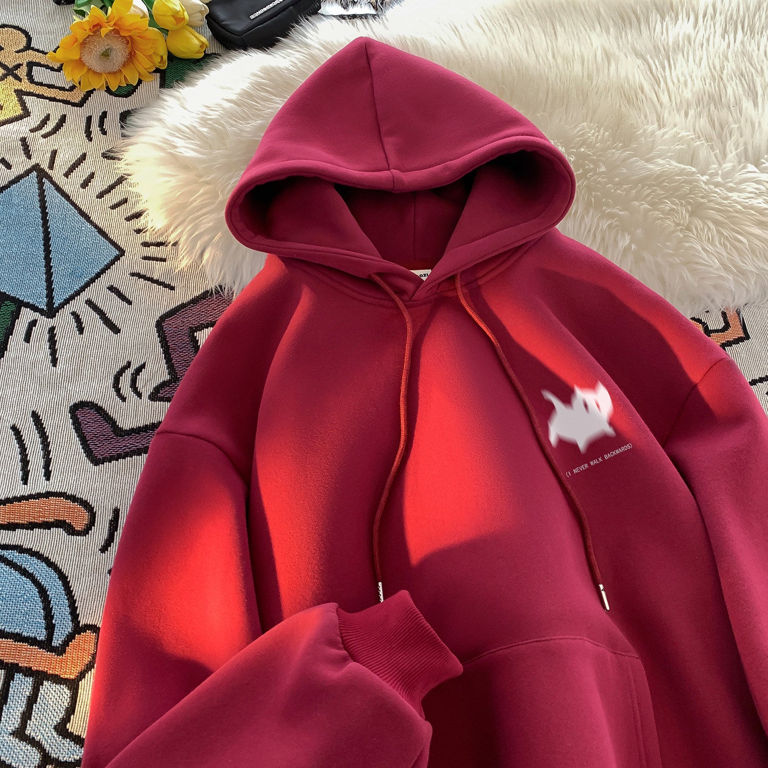 Couple hooded sweatshirt