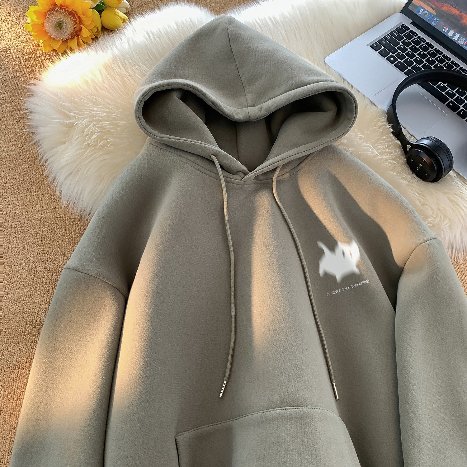 Couple hooded sweatshirt