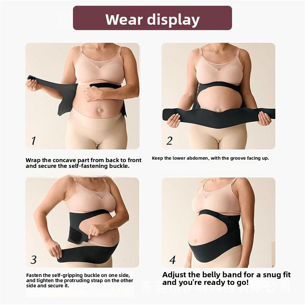 Invisible abdominal support belt