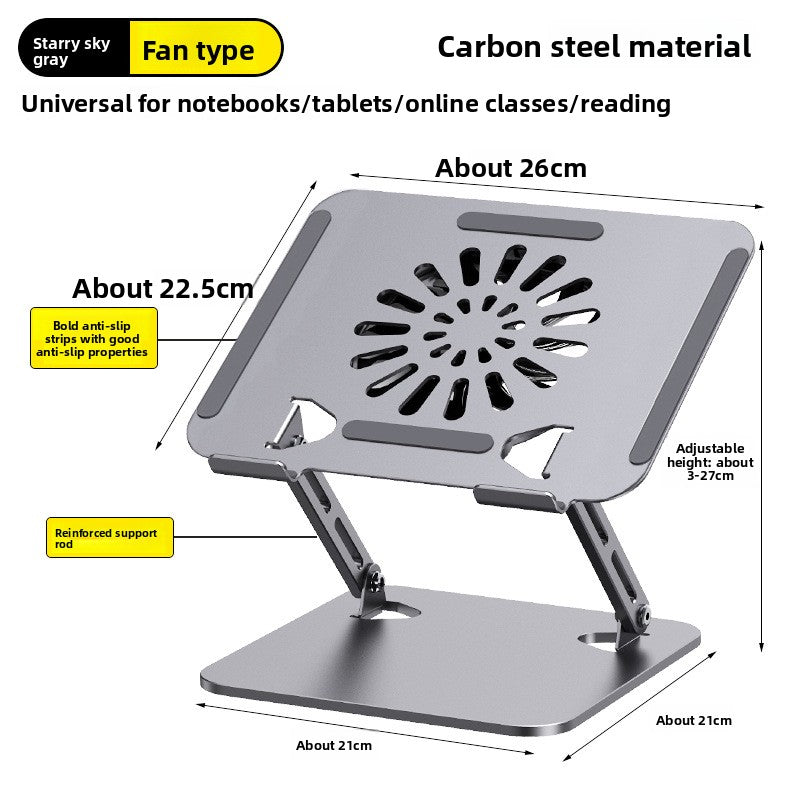 Adjustable Laptop Stand with 360 Rotation
