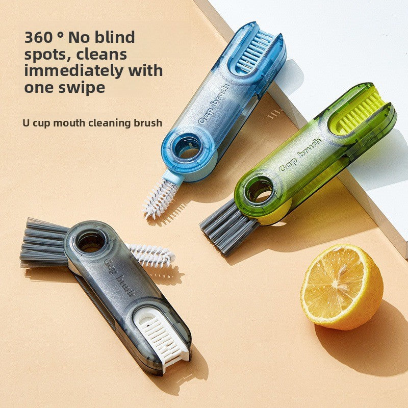 U-shaped groove cleaning brush