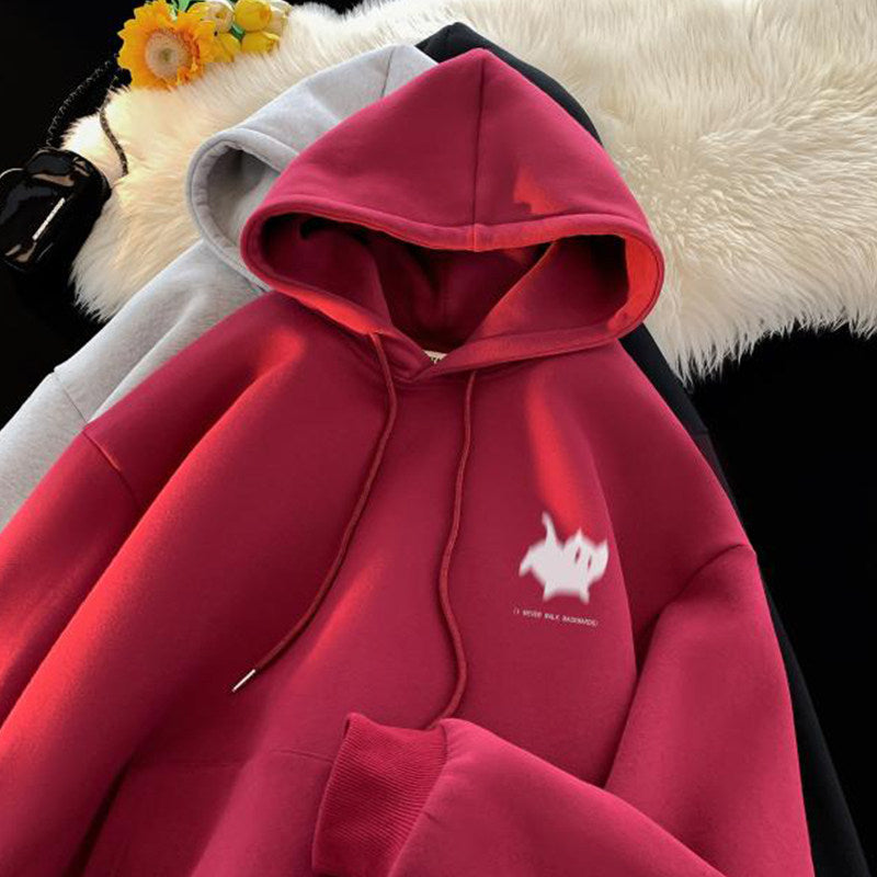 Couple hooded sweatshirt