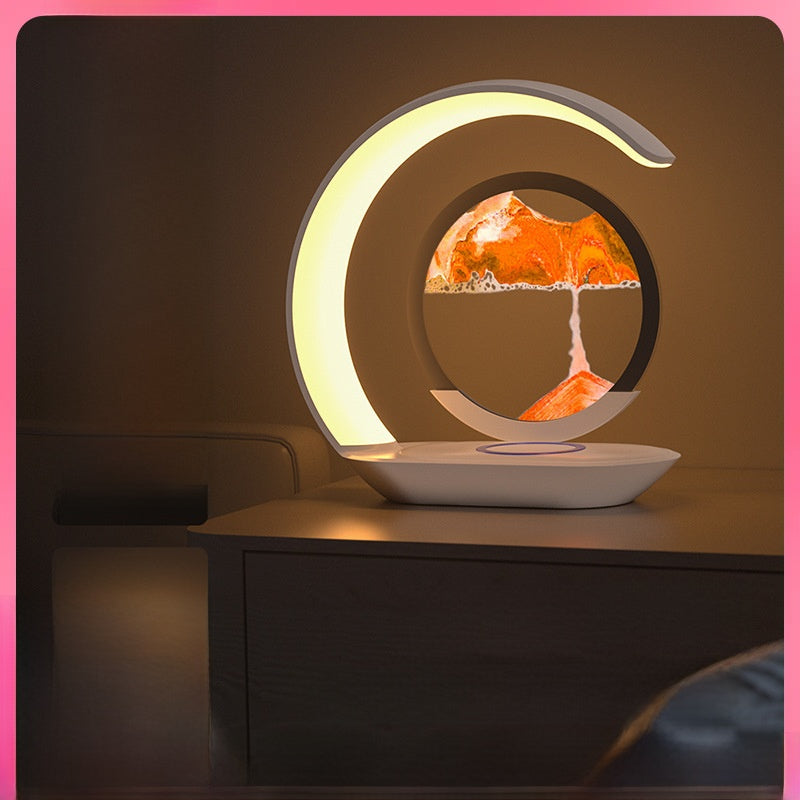 Flow Sand Wireless Charging Desk Lamp