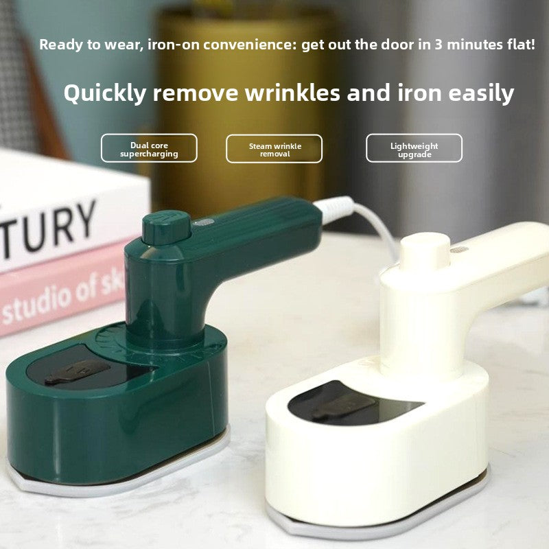 2-in-1 foldable garment steamer