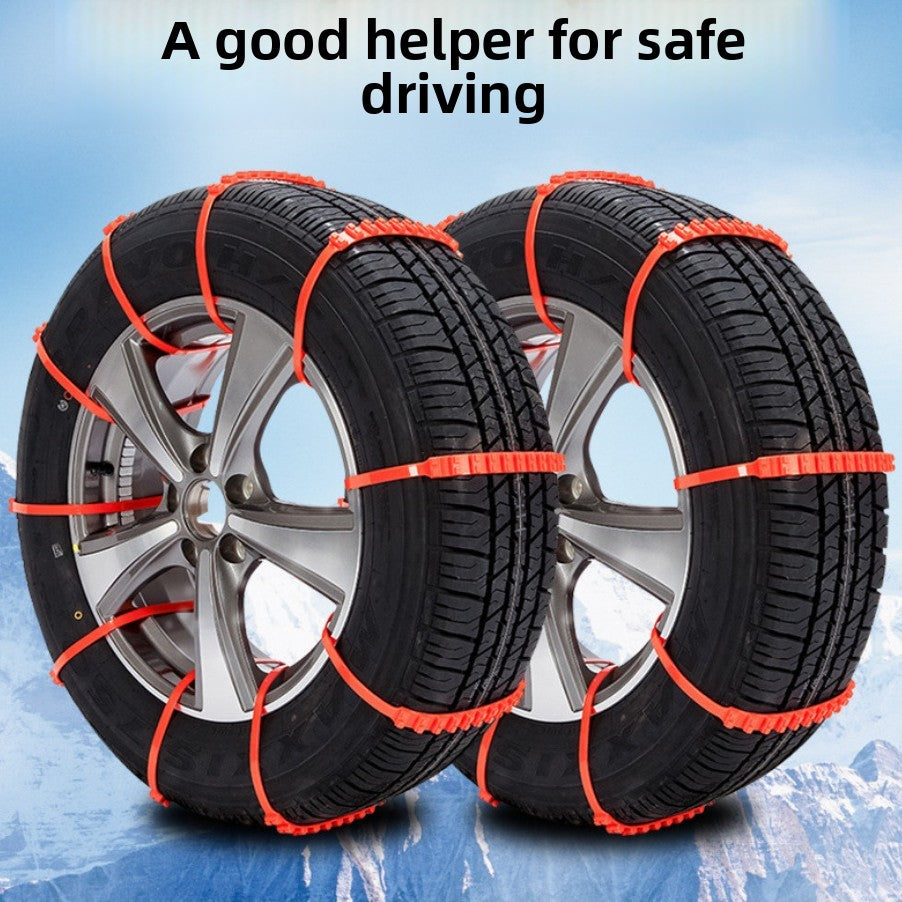 Car tire anti-slip chain