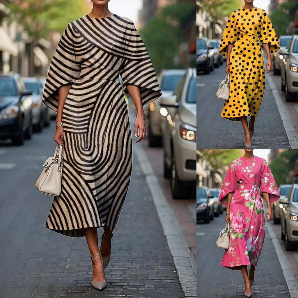 Printed elegant dress