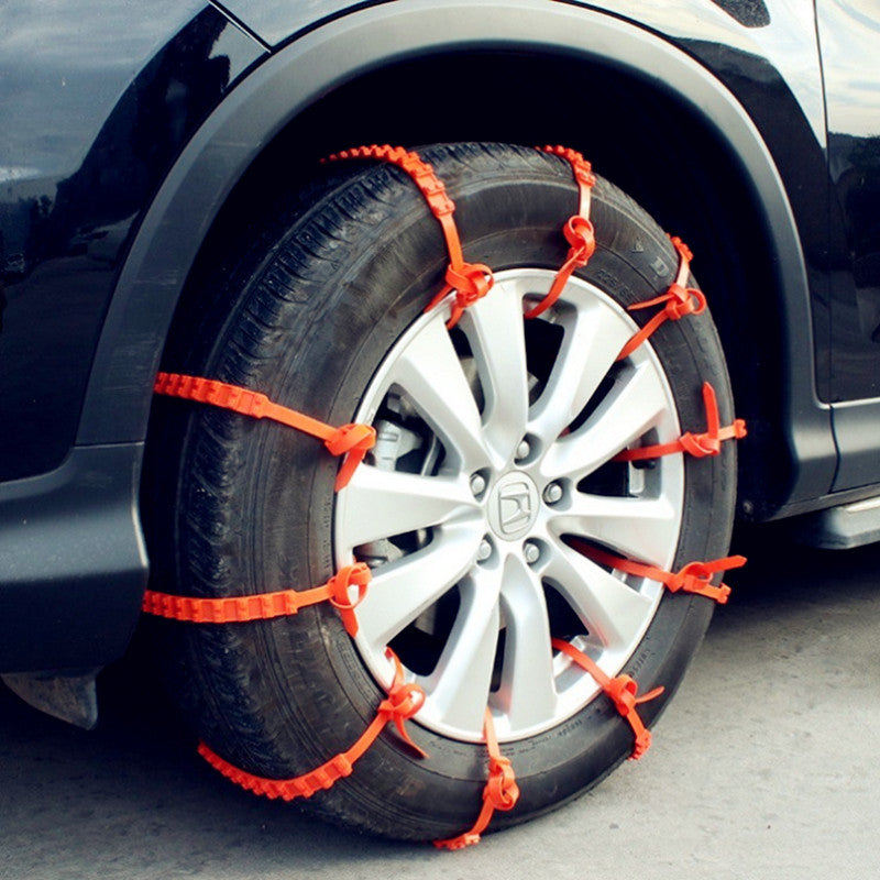 Car tire anti-slip chain