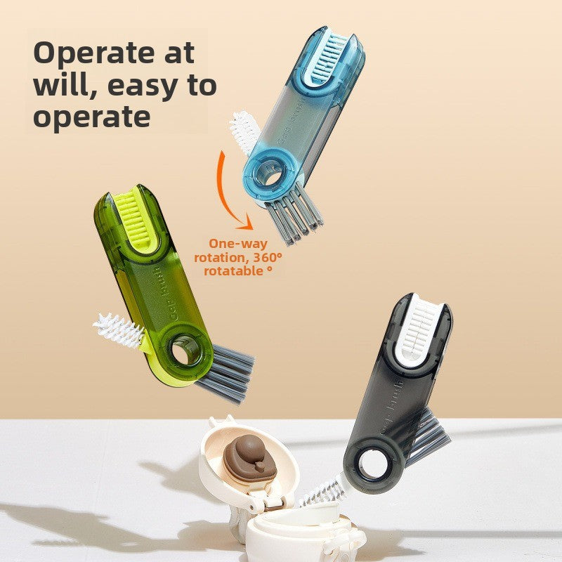 U-shaped groove cleaning brush