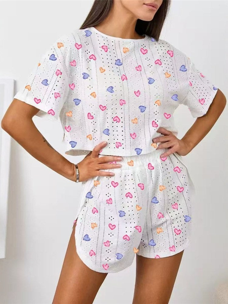 Women's Short Sleeve Pajama Set
