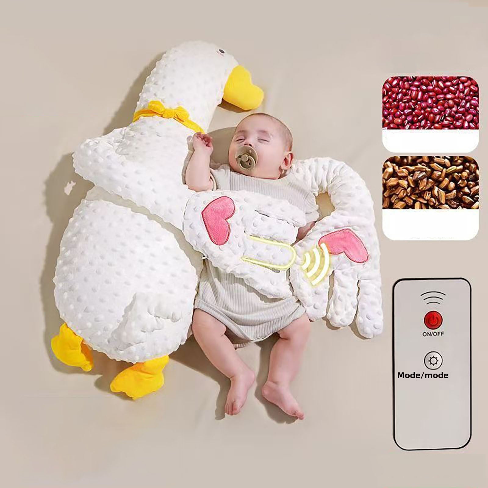 Baby Soothing Hug Sleep Pillow with Warm Feature