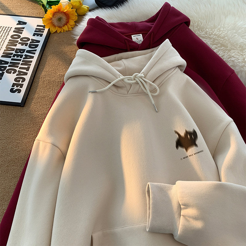 Couple hooded sweatshirt