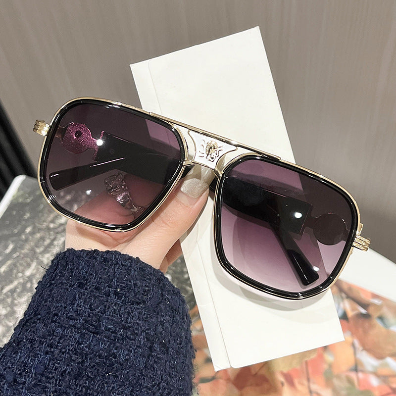Fashion Decorative Metal Frame Sunglasses