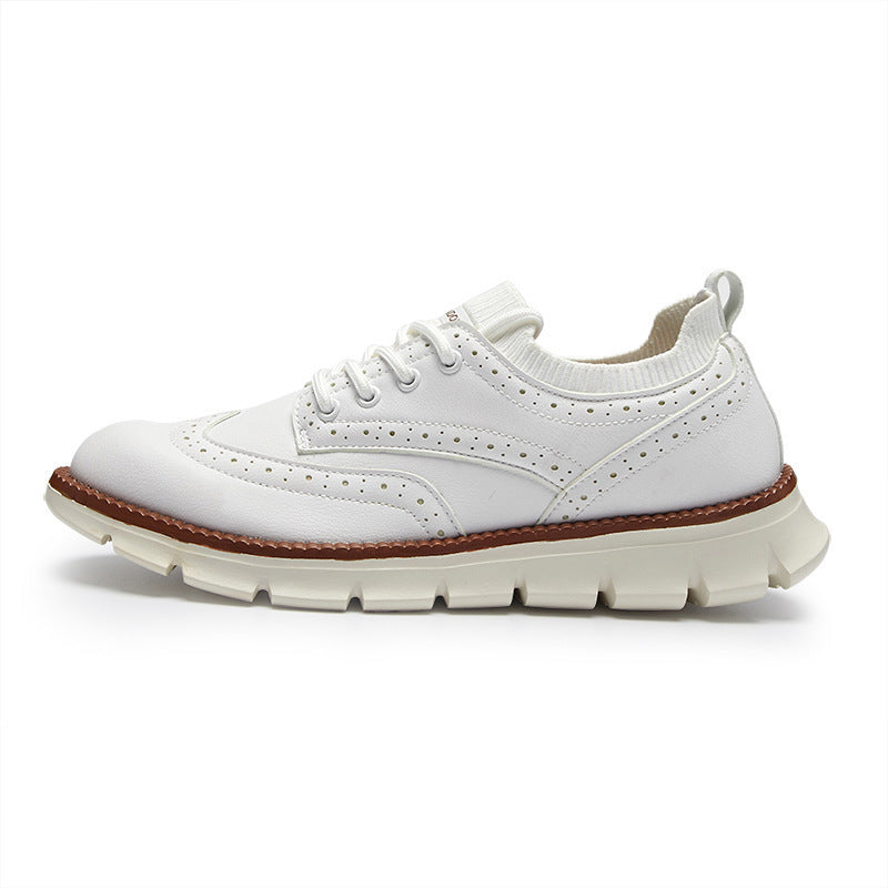 Casual Leather Brogue Mens Shoes