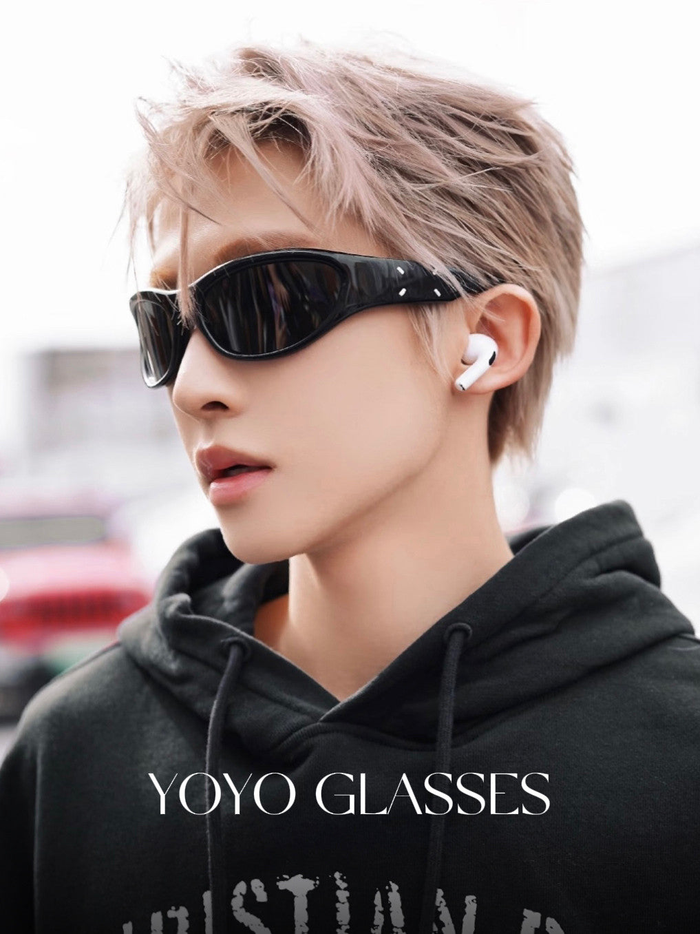 Future-inspired headband sunglasses