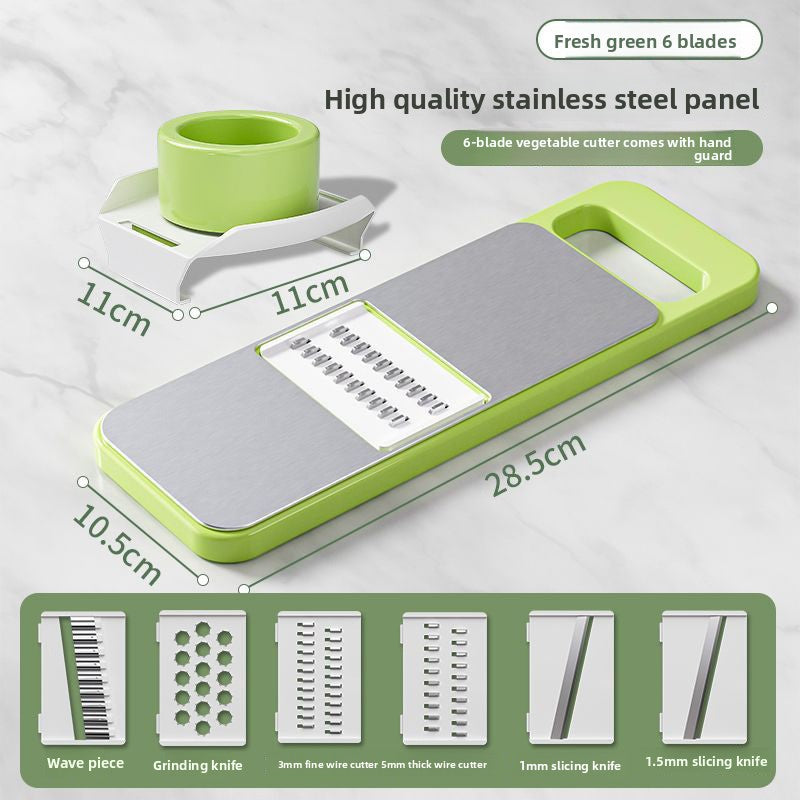 Multi-functional vegetable cutter household stainless steel grater potato wire polishing board wire polishing device kitchen wire cutter