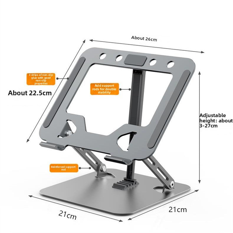 Adjustable Laptop Stand with 360 Rotation