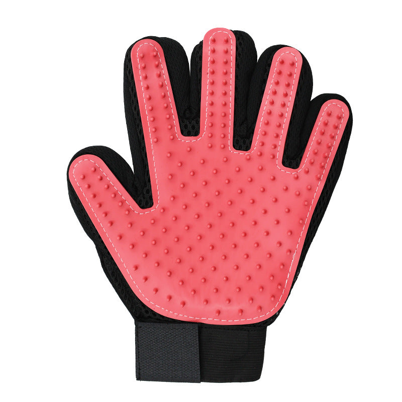 Cat petting gloves for pet cleaning