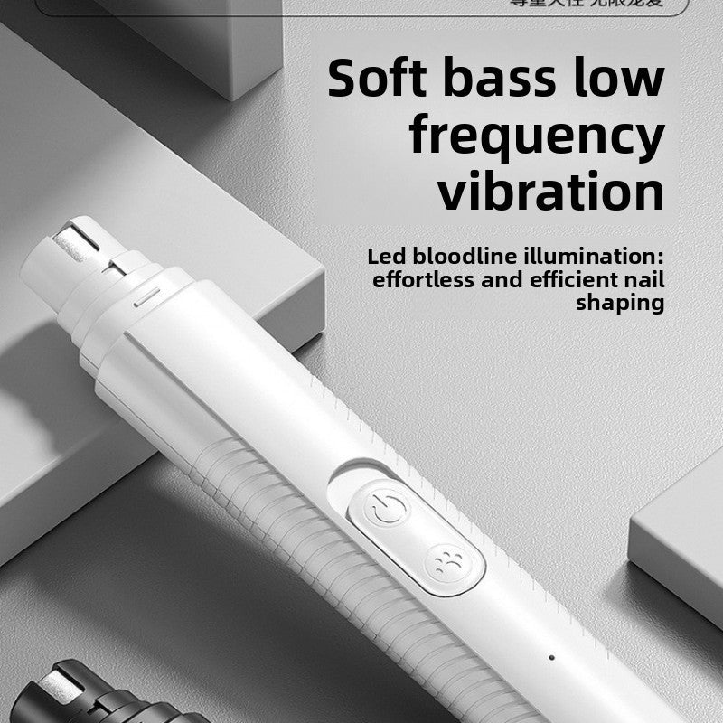 Rechargeable Pet Nail Grinder with LED Light