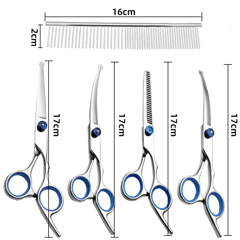 Pet Grooming Scissors Set