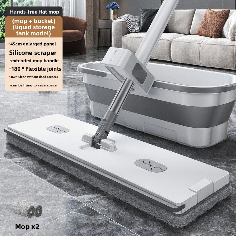 Flat mop household