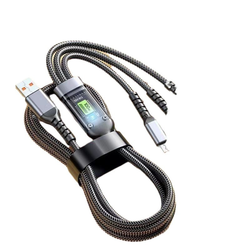 100W Fast Charge Triple Data Cable