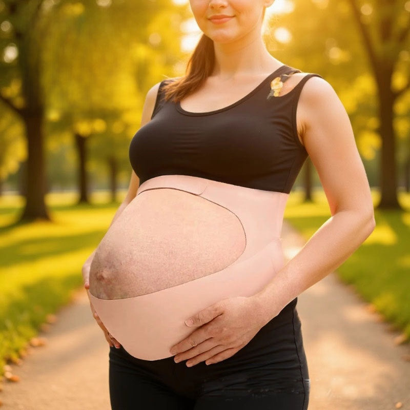Invisible abdominal support belt