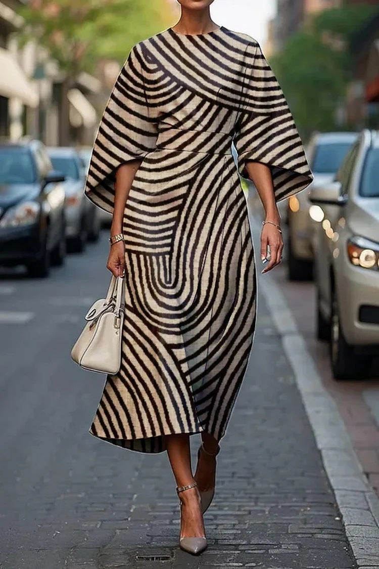 Printed elegant dress