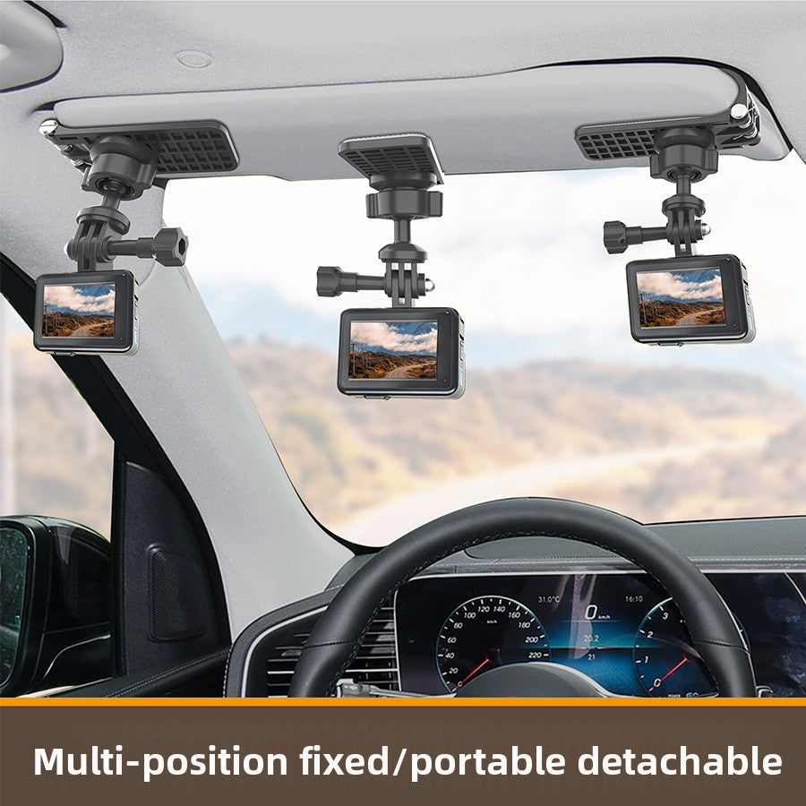 Car-mounted fixed base for camera and mobile phone