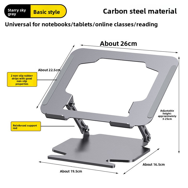Adjustable Laptop Stand with 360 Rotation