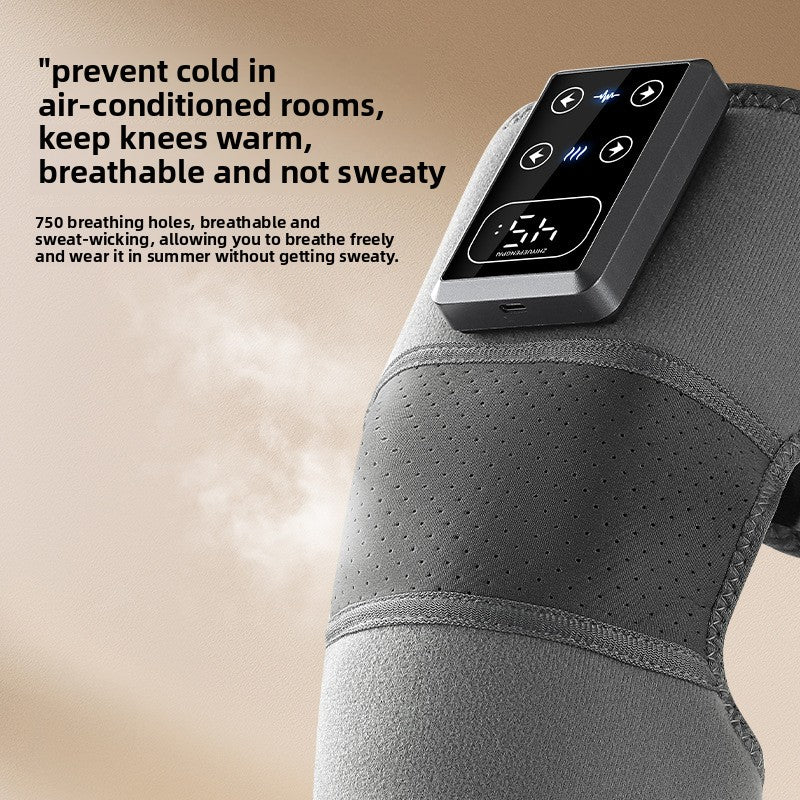 Rechargeable Heating Knee Massager with Adjustable Temperature