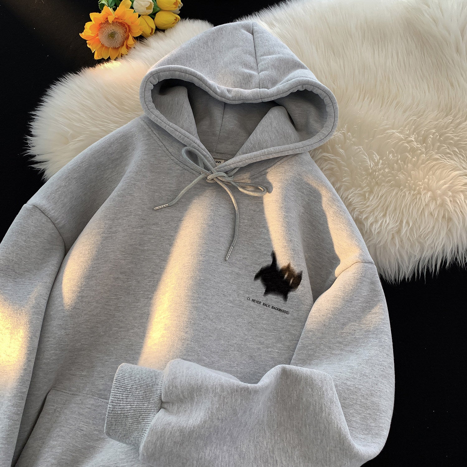 Couple hooded sweatshirt
