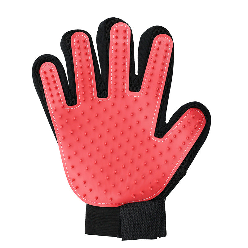 Cat petting gloves for pet cleaning