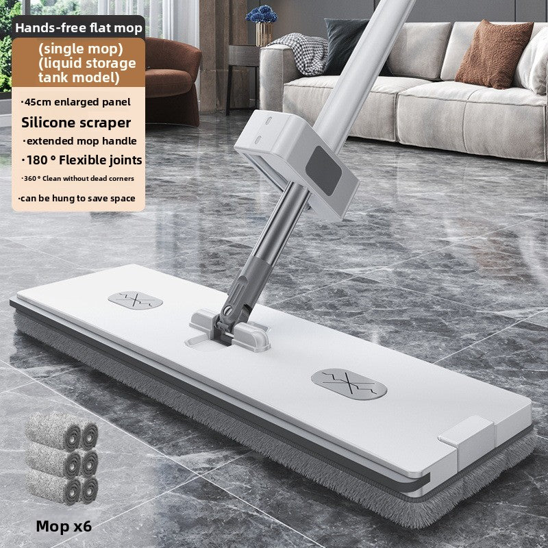 Flat mop household