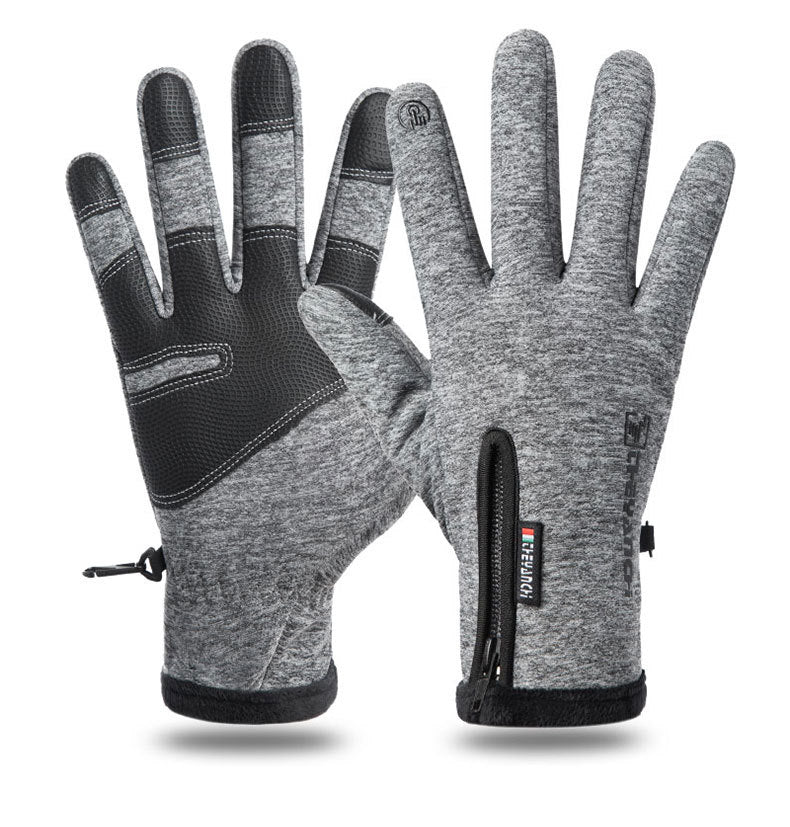 Winter Cycling Gloves Touchscreen Warm Waterproof