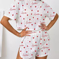 Women's Short Sleeve Pajama Set
