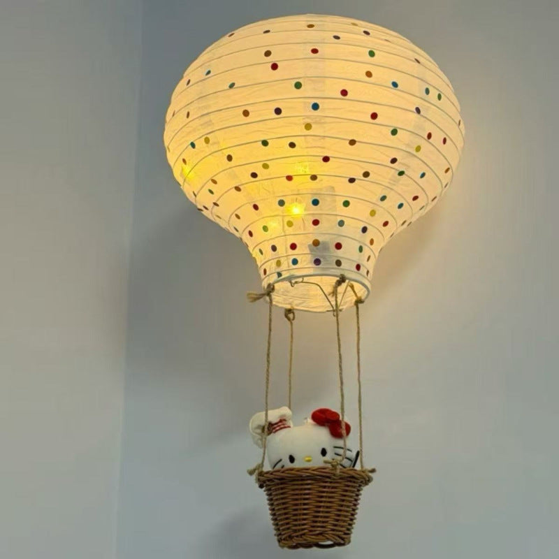 Handmade Hot Air Balloon Decoration Kit with Lights