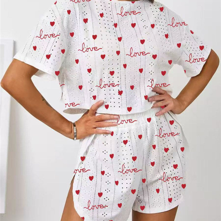 Women's Short Sleeve Pajama Set